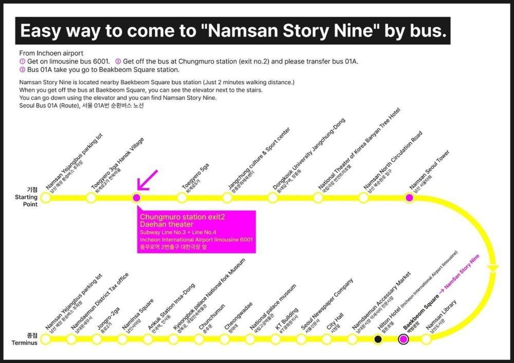 Namsan Story Nine Hotel Seoul Ngoại thất bức ảnh